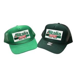 アメカジメッシュキャップ★MESH CAP★Alitalia／アリタリア　グリーンorダークグリーン...