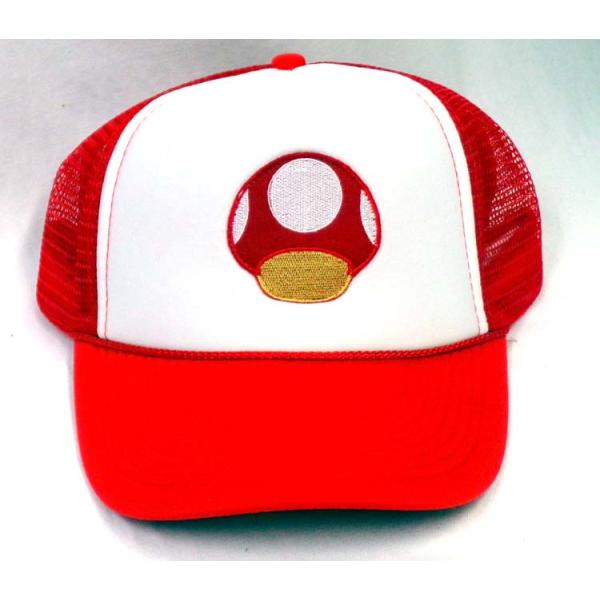 アメカジメッシュキャップ★MESH CAP★キノコ★マッシュルーム★スーパーマリオ