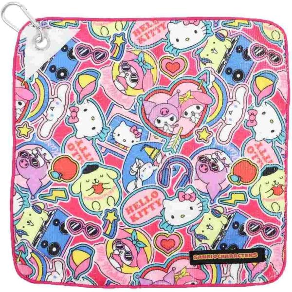 丸眞 ゴルフタオル サンリオ キャラクターズ ポッピングキャラクターズ クラブタオル ボールタオル ...