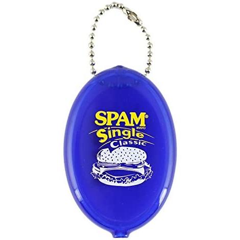 ラバーコインケース／SPAM／BLUE スパム　ブルー　アメリカン雑貨　アメ雑