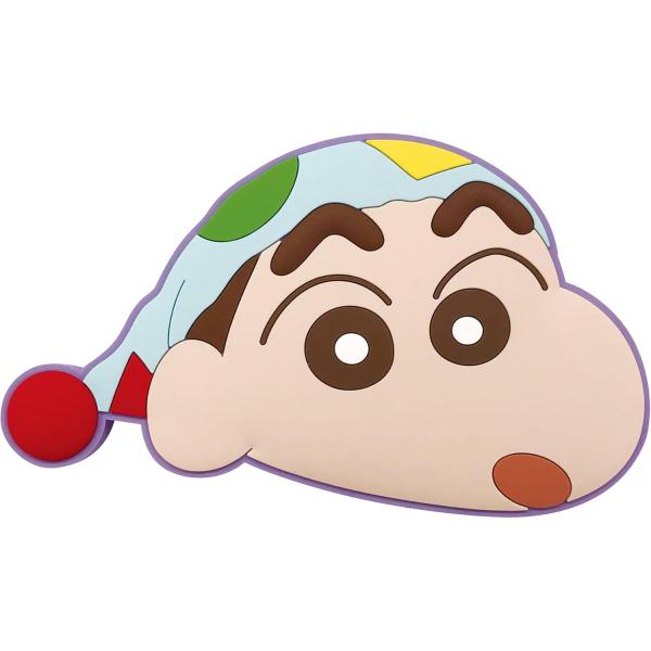 クレヨンしんちゃん ラバーミラー パジャマしんちゃん 　コンパクトミラー　手鏡