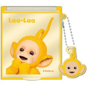 クラックス テレタビーズ マスコット付きMサイズミラー　鏡 かがみ カガミ 手鏡 ラバーマスコット付...