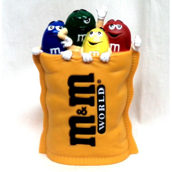 【M&amp;M's Coin Bank】 エム・アンド・エムズ ソフビ 貯金箱 キャラクターグッズ