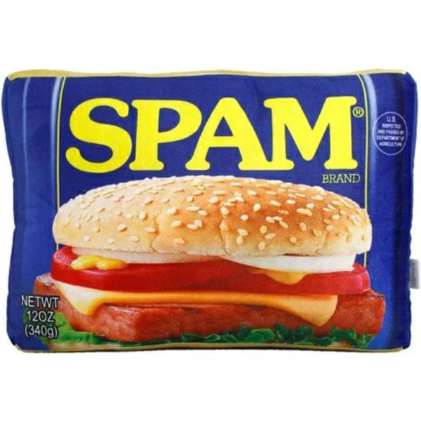 SPAM缶 ダイカットクッション　アメリカン雑貨