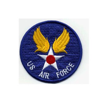 輸入ワッペン☆U.S.Airforce旧ロゴマーク☆旧アメリカ空軍マーク☆エア