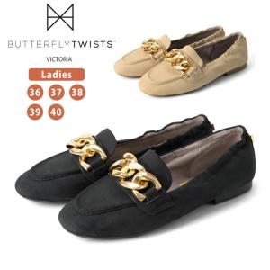 BUTTERFLY TWISTS バタフライツイスト VICTORIA ヴィクトリア ローファー 携帯 靴 携帯シューズ 折りたたみ ルーム、機内、ドライビングシューズ (21003n)｜arrowhead