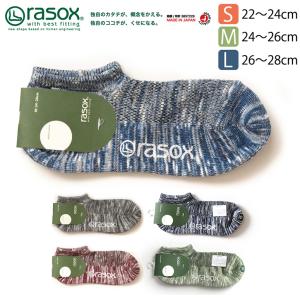 (ラソックス) rasox 靴下 スニーカーソックス クール...
