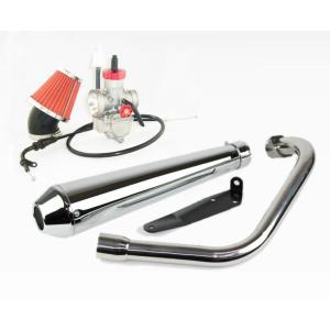 YB125SP専用NEWリバースコーンフルエキゾースト : アローズショップ