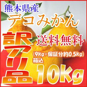 デコみかん デコポン と同品種 9kg（箱込約10kg） 熊本県産 訳あり品 送料無料（北海道・沖縄県・離島除く） 不知火