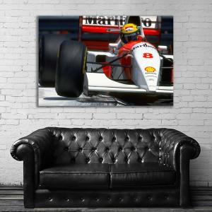 Ayrton Senna アイルトン・セナ 特大 ポスター 約150x100cm 海外 F1 インテリア グッズ 絵 雑貨 写真 フォト アート 大判 大 9