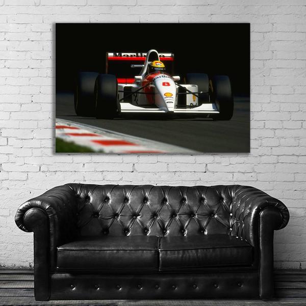 Ayrton Senna 特大 ポスター 約150x100cm 海外 F1 インテリア グッズ 雑貨...