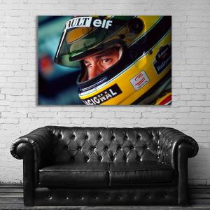 Ayrton Senna アイルトン・セナ 特大 ポスター 約150x100cm 海外 F1