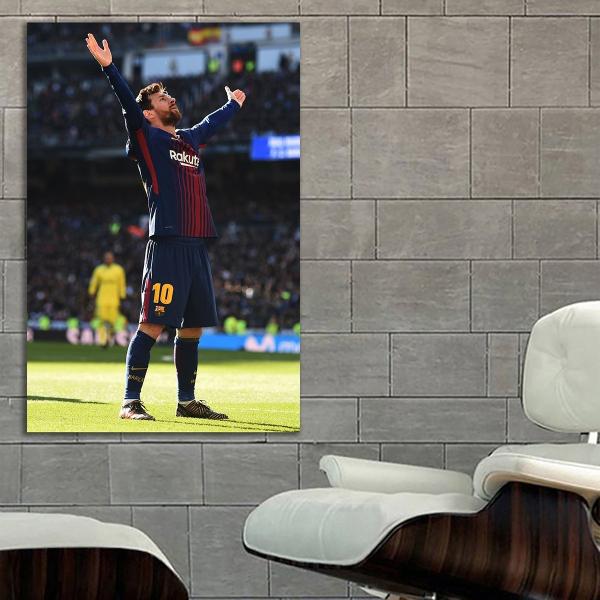 メッシ Messi リオネル  特大 ポスター 150x100cm バルサ バルセロナ 海外 サッカ...