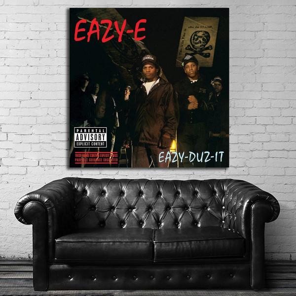 Eazy E イージー・イー N.W.A 特大 ポスター 100x100cm 海外 ヒップホップ ラ...