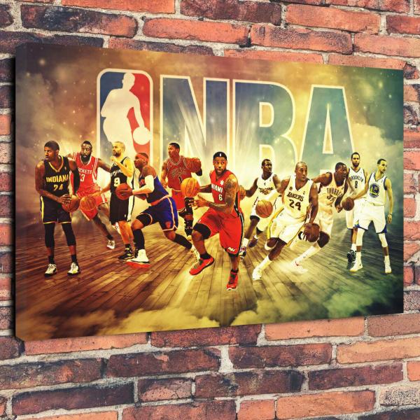 NBA デリック コービー レブロン カリー 高級 キャンバス アート パネル ポスター A１ 海外...