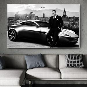 ダニエル・クレイグ 007 ポスター 70x50cm 海外 映画 Daniel Craig イケメン グッズ 雑貨 絵 写真 キャンバス アート 12｜arrowwingsjapan