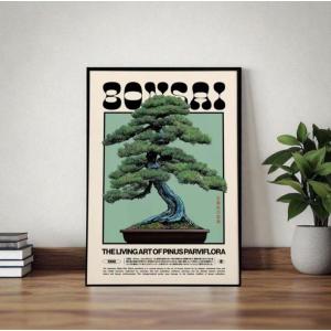 盆栽 松 五葉松 BONSAI ポスター アー...の詳細画像3
