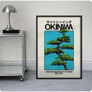 沖縄 Okinawa ポスター アート 松 サ...の詳細画像1