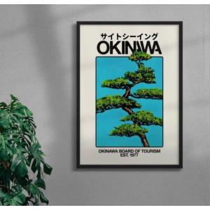 沖縄 Okinawa ポスター アート 松 サ...の詳細画像3