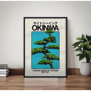 沖縄 Okinawa ポスター アート 松 サ...の詳細画像4