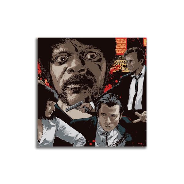 パルプ・フィクション Pulp Fiction ポスター ボード パネル フレーム  50x50m ...