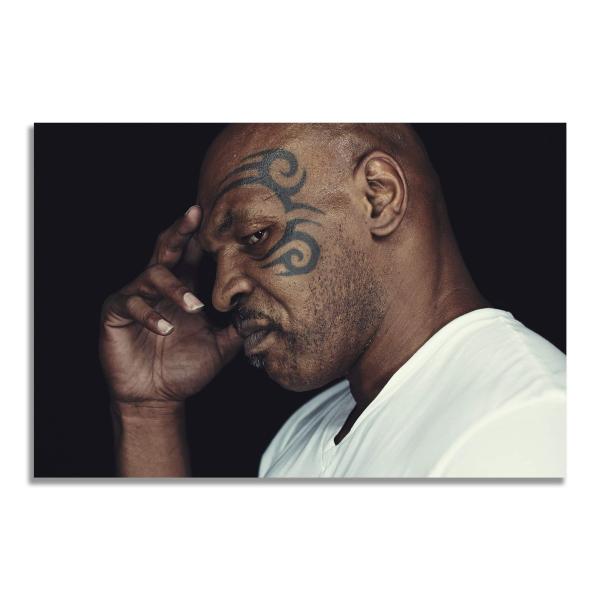 マイク タイソン Mike Tyson ポスター ボード パネル フレーム  75x50cm 海外 ...