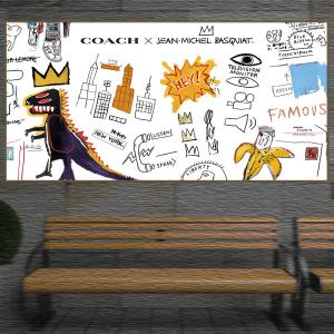 バスキア Basquiat 特大 ポスター 150x75cm 海外 アート インテリア