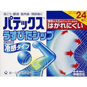 パテックス うすぴたシップ 冷感タイプ　24枚