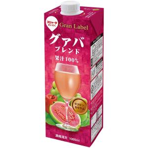 スジャータ グァバブレンド100 1000ml紙パック×6本入