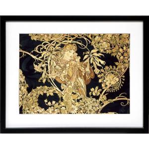 アルフォンス ミュシャ 絵画 ポスター リトグラフ グッズ 額 アート