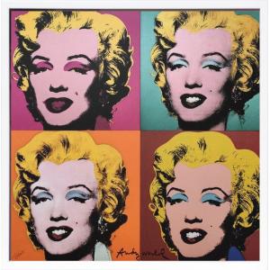 【送料無料】520×520　アンディ・ウォーホル好き必見　パネルアート Andy Warhol（アンディ・ウォーホル） アンディ ウォーホル 絵画