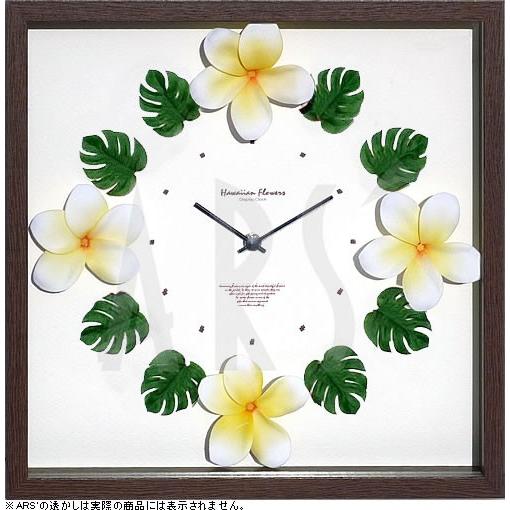 壁掛け時計 ウォールクロック プルメリアクロック 電波時計ではない オシャレ 北欧 おしゃれ シンプ...