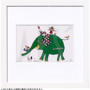 インテリアアート/アートパネル　コロボックル　elephant(アートポスター/ポスター インテリア 北欧/絵画 インテリア)｜arsonline