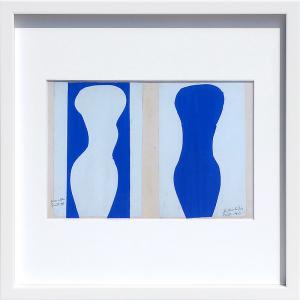 アンリマティス 絵画 ポスター 低木 金魚 窓 鳥 青 アートパネル