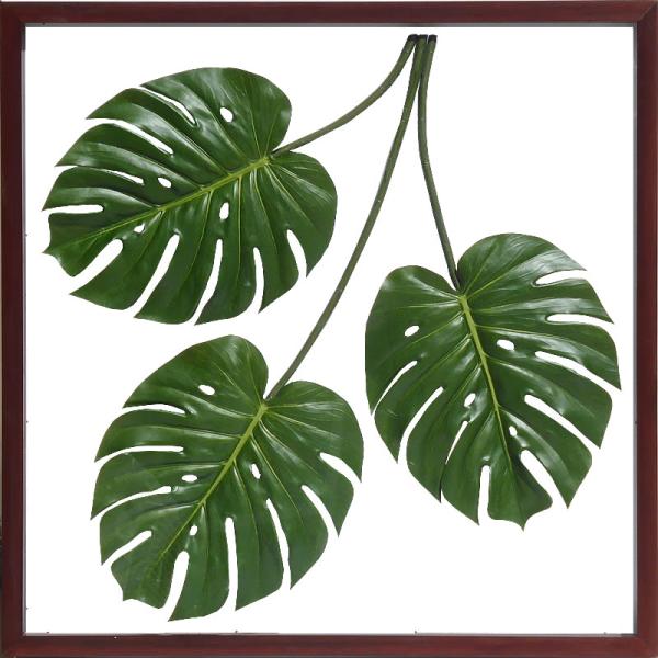 リーフパネル リーフアート リーフフレーム アートパネル フェイクグリーン 壁掛け 造花 インテリア...