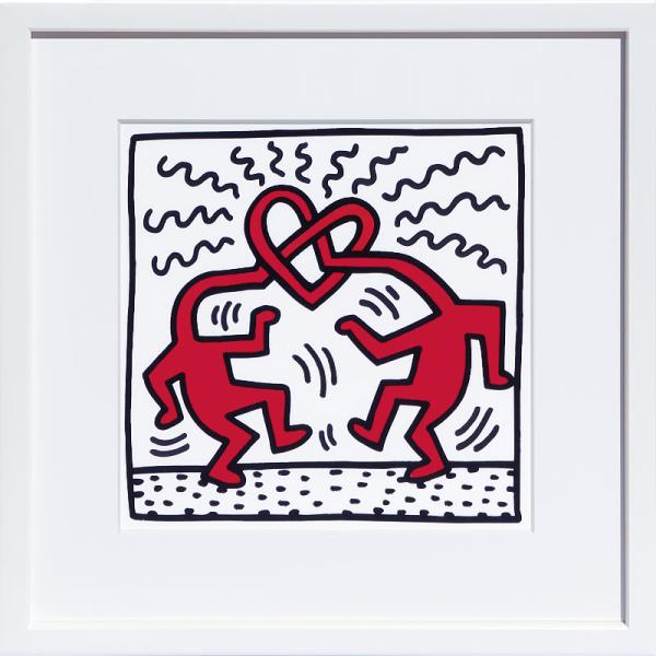 キースヘリング 絵画 ポスター 絵 アートパネル アートポスター アート インテリア フレーム 額 ...