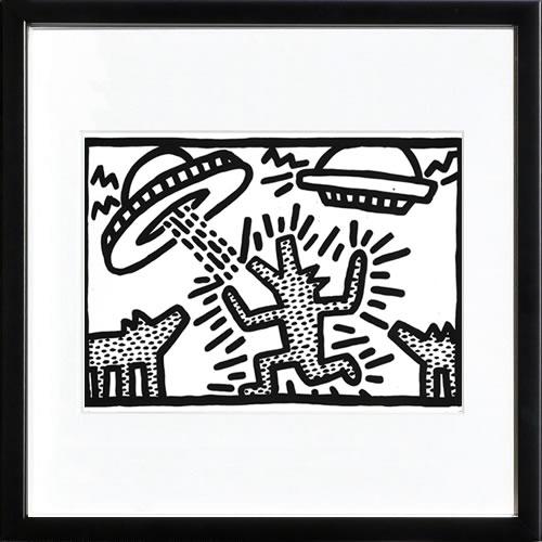 キースヘリング 絵画 ポスター 絵 アートパネル アートポスター アート インテリア フレーム 額 ...