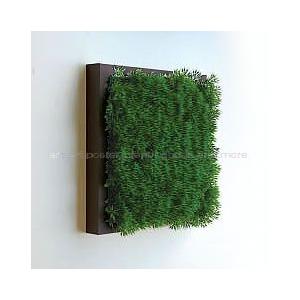 人工観葉植物の壁掛け　リーフアートパネル　ウォールグリーン　1A　ブラウン
