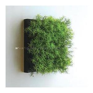 人工観葉植物の壁掛け　リーフアートパネル　ウォールグリーン　1B　ブラウン