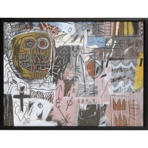 バスキア 絵画 ポスター 絵 アートパネル アートポスター アート