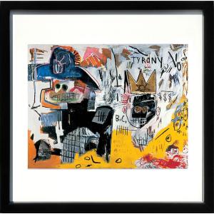 バスキア　複製画 バスキア 絵 ポスター 恐竜 絵画 額 アートパネル アート