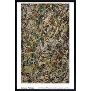 アートパネル Jackson Pollock ジャクソン・ポロック Number 14: Gray