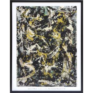 アートパネル Jackson Pollock ジャクソン・ポロック Number 14: Gray