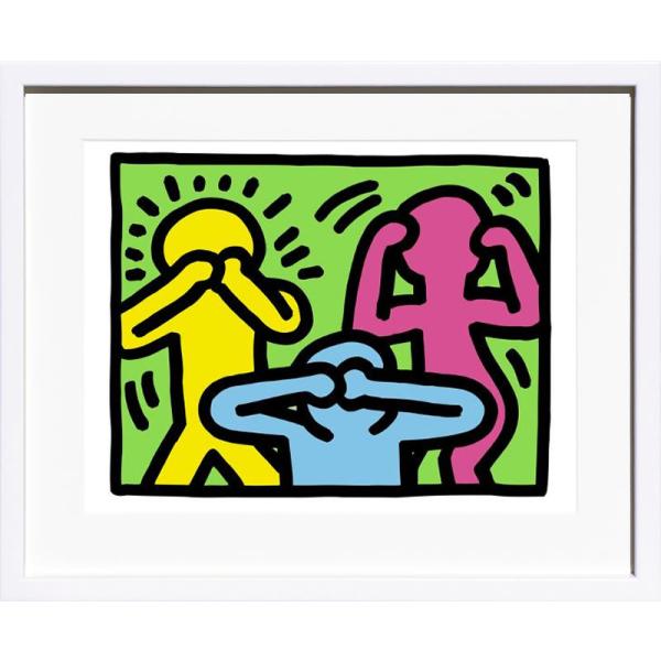 キースヘリング 絵画 ポスター 絵 アートパネル アートポスター アート インテリア フレーム 額 ...