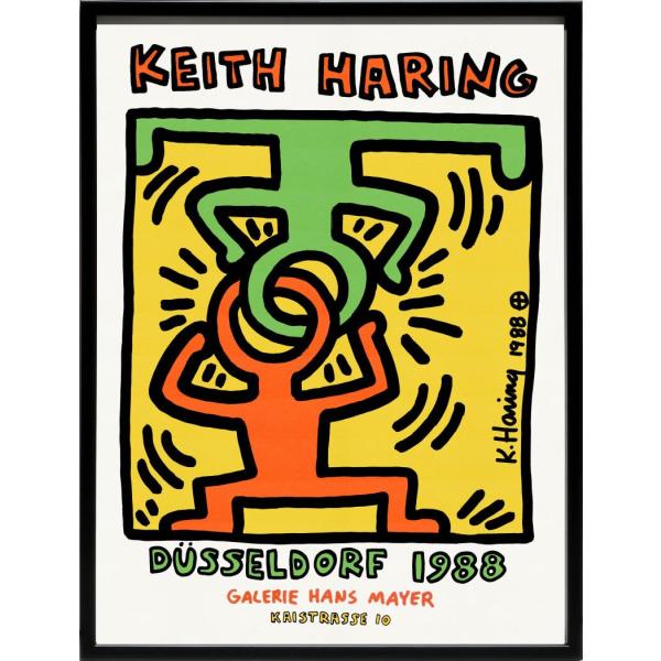 キースヘリング 絵画 ポスター 絵 アートパネル アートポスター アート インテリア フレーム 額 ...