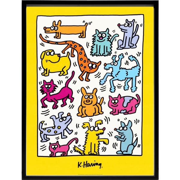 キースヘリング 絵画 ポスター 絵 アートパネル アートポスター アート インテリア フレーム 額 ...