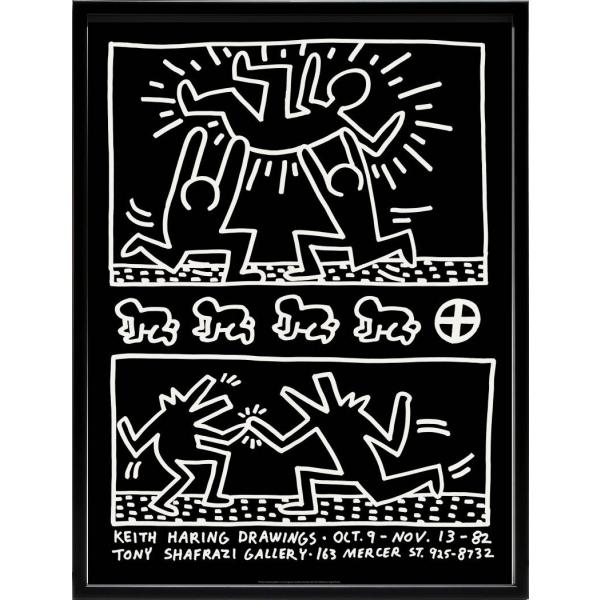 キースヘリング 絵画 ポスター 絵 アートパネル アートポスター アート インテリア フレーム 額 ...