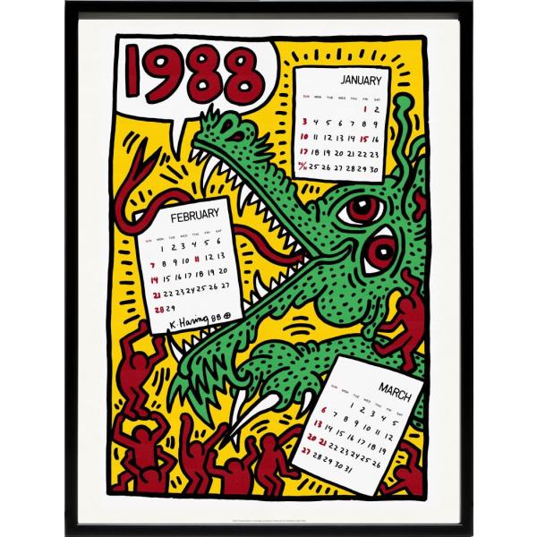 キースヘリング 絵画 ポスター 絵 アートパネル アートポスター アート インテリア フレーム 額 ...