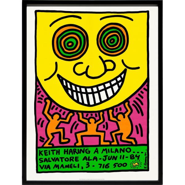 キースヘリング 絵画 ポスター 絵 アートパネル アートポスター アート インテリア フレーム 額 ...