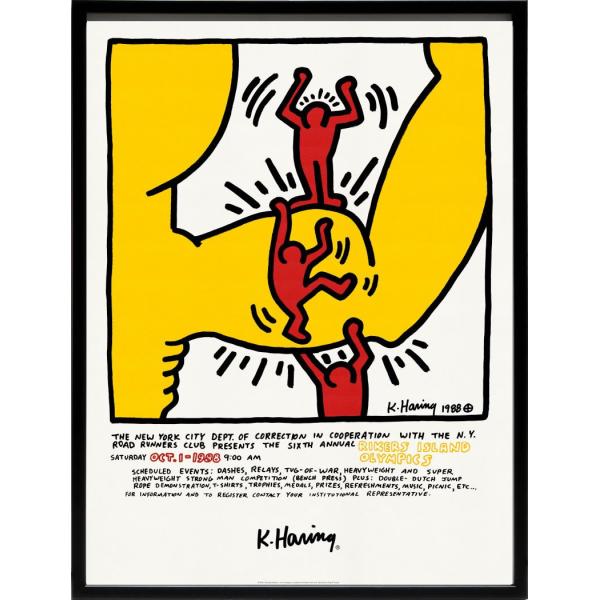 キースヘリング 絵画 ポスター 絵 アートパネル アートポスター アート インテリア フレーム 額 ...